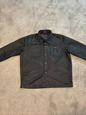 Fieldsheer Black Men's Armored Air-Flow Mesh Motorcycle Shirt Jacket - Sized Med